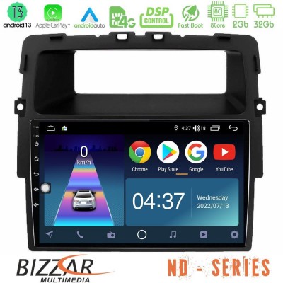 Bizzar ND Series 8Core Android13 2+32GB Renault/Nissan/Opel Navigation Multimedia Tablet 10