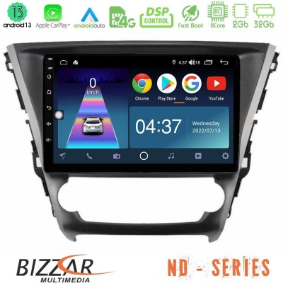 Bizzar ND Series 8Core Android13 2+32GB Toyota Avensis 2015-2018 Navigation Multimedia Tablet 9