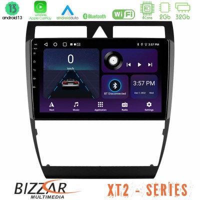 Bizzar XT2 Series 4Core Android13 2+32GB Audi A6 (C5) 1997-2004 Navigation Multimedia Tablet 9