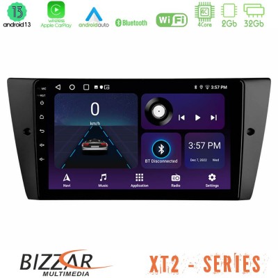 Bizzar XT2 Series 4Core Android13 2+32GB BMW 3 Series 2006-2011 Navigation Multimedia Tablet 9