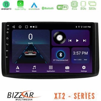 Bizzar XT2 Series 4Core Android13 2+32GB Chevrolet Aveo 2006-2010 Navigation Multimedia Tablet 9