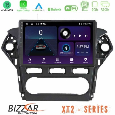 Bizzar XT2 Series 4Core Android13 2+32GB Ford Mondeo 2011-2014 Navigation Multimedia Tablet 9