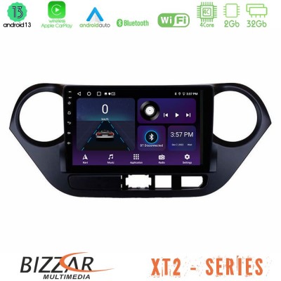 Bizzar XT2 Series 4Core Android13 2+32GB Hyundai i10 2014-2020 Navigation Multimedia Tablet 9