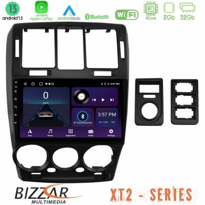 Bizzar XT2 Series 4Core Android13 2+32GB Hyundai Getz 2002-2009 Navigation Multimedia Tablet 9