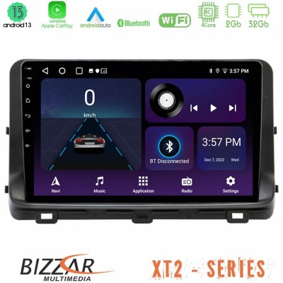 Bizzar XT2 Series 4Core Android13 2+32GB Kia Ceed 2018-2023 Navigation Multimedia Tablet 9