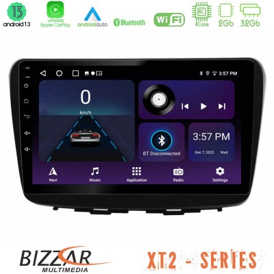 Bizzar XT2 Series 4Core Android13 2+32GB Suzuki Baleno 2016-2021 Navigation Multimedia Tablet 9