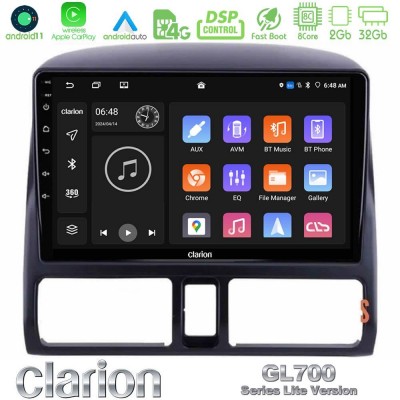 Clarion GL700 Lite Series 8Core Android11 2+32GB Honda CRV 2002-2006 Navigation Multimedia Tablet 9