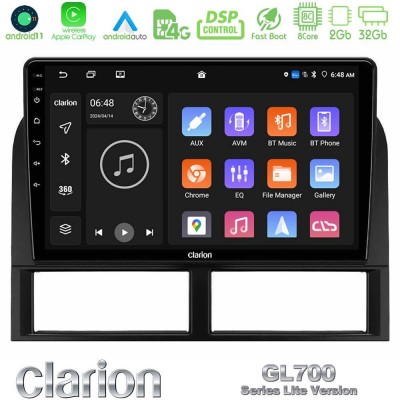 Clarion GL700 Lite Series 8Core Android11 2+32GB Jeep Grand Cherokee 1999-2004 Navigation Multimedia Tablet 9