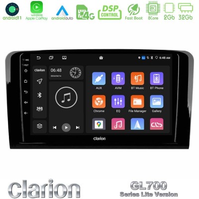 Clarion GL700 Lite Series 8Core Android11 2+32GB Mercedes ML/GL Class Navigation Multimedia Tablet 9