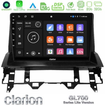 Clarion GL700 Lite Series 8Core Android11 2+32GB Mazda6 2002-2006 Navigation Multimedia Tablet 10