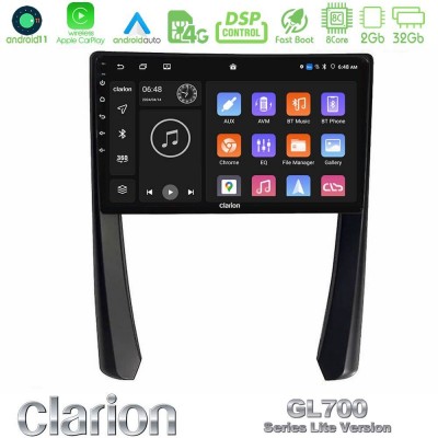 Clarion GL700 Lite Series 8Core Android11 2+32GB Porsche 911/Cayman/Boxster Navigation Multimedia Tablet 9