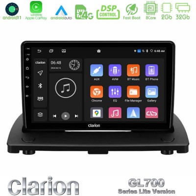 Clarion GL700 Lite Series 8Core Android11 2+32GB Volvo XC90 2006-2014 Navigation Multimedia Tablet 9