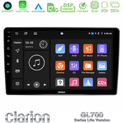 Clarion GL700 Lite Series 8Core Android11 2+32GB VW Passat Navigation Multimedia Tablet 9