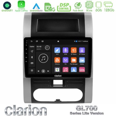 Clarion GL700 Lite Series 8Core Android11 6+128GB Nissan X-Trail T31 Navigation Multimedia Tablet 10