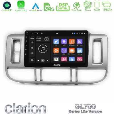 Clarion GL700 Lite Series 8Core Android11 6+128GB Nissan X-Trail (T30) 2000-2003 Navigation Multimedia Tablet 9