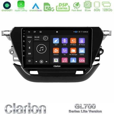 Clarion GL700 Lite Series 8Core Android11 6+128GB Opel Corsa F 2019-2023 Navigation Multimedia Tablet 9