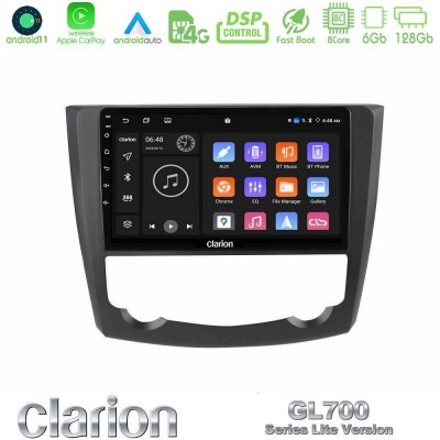 Clarion GL700 Lite Series 8Core Android11 6+128GB Renault Kadjar Navigation Multimedia Tablet 9