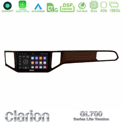 Clarion GL700 Lite Series 8Core Android11 6+128GB VW Sportsvan 2014-2020 Navigation Multimedia Tablet 9