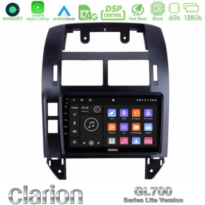 Clarion GL700 Lite Series 8Core Android11 6+128GB VW Polo 2002-2009 Navigation Multimedia Tablet 9