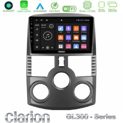 Clarion GL300 Series 4Core Android11 2+32GB Daihatsu Terios Navigation Multimedia Tablet 9