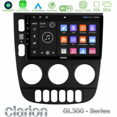 Clarion GL300 Series 4Core Android11 2+32GB Mercedes ML Class 1998-2005 Navigation Multimedia Tablet 9