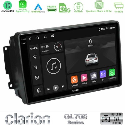 Clarion GL700 Series 8Core Android13 4+64GB Mercedes C/CLK/G Class (W203/W209) Navigation Multimedia Tablet 9