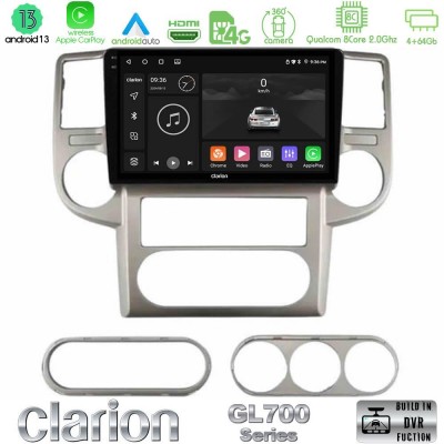 Clarion GL700 Series 8Core Android13 4+64GB Nissan X-Trail 2003-2007 Navigation Multimedia Tablet 10