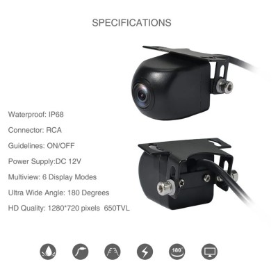 Bizzar 190°+ Ultra Wide Angle HD Multi-mode Car Camera